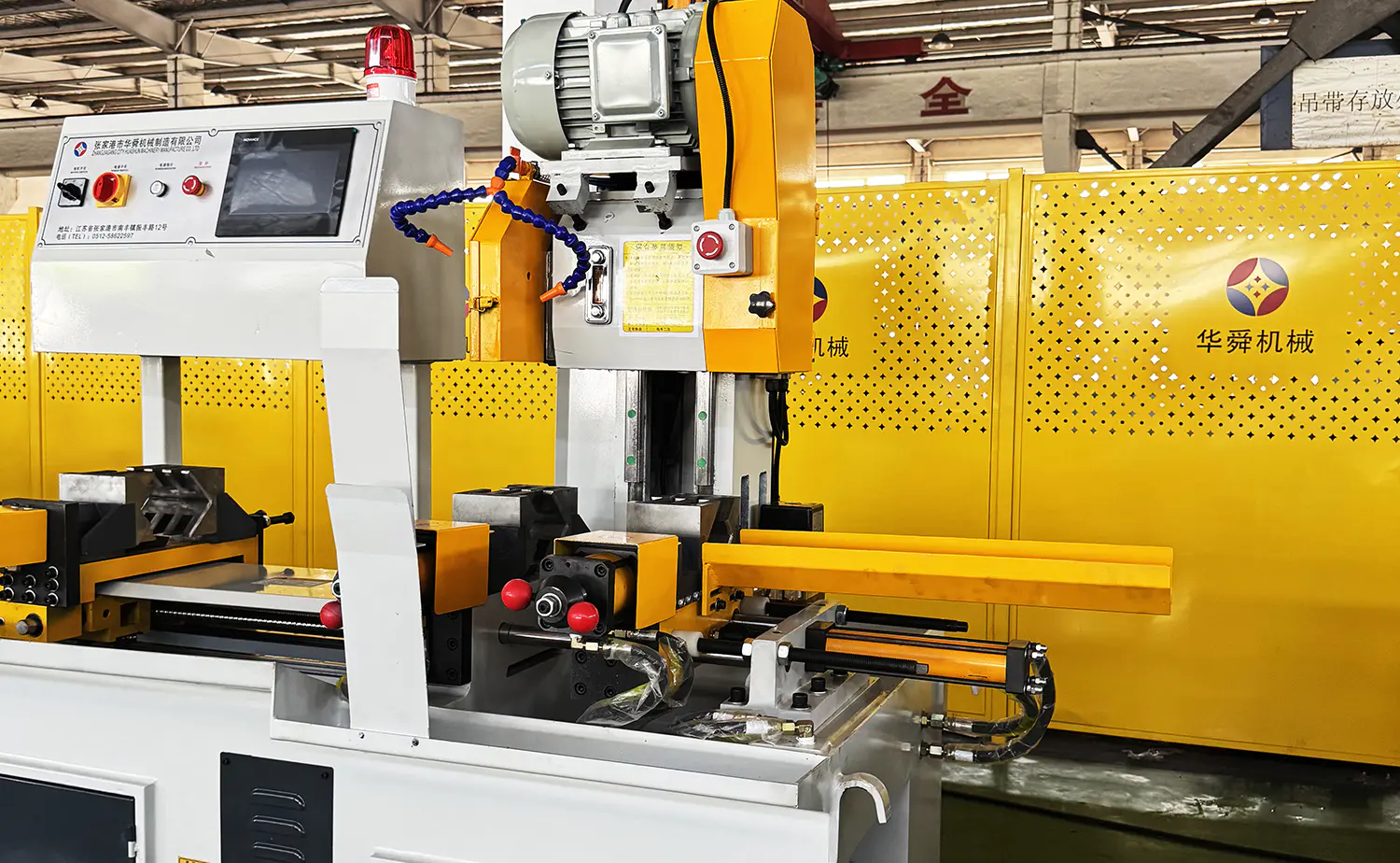 CNC-serien helautomatisk servomatningsrörskärmaskin CNC-serien helautomatisk servomatningsrörskärmaskin
