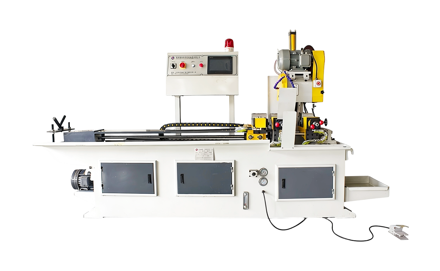 CNC-serien helautomatisk servomatningsrörskärmaskin