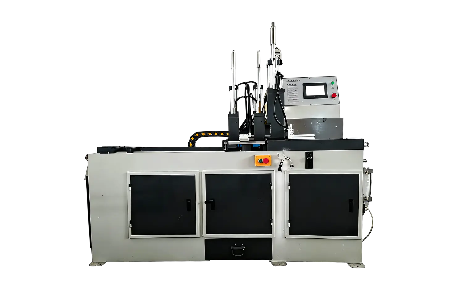 CNC360-serien med hög precision, helautomatisk hydraulisk aluminiumskärmaskin